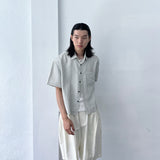 Pebble Stripe Short Sleeve Shirt