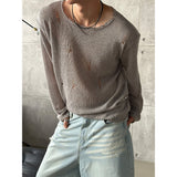 [S/S] ダメージネットロングスリーブ (4color)