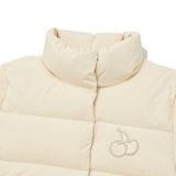 CHERRY BASIC DOWN JUMPER [CREAM]