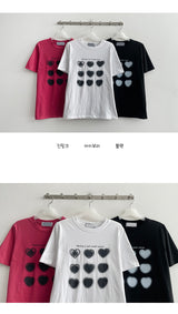 Mori Heart Short Sleeve Tee