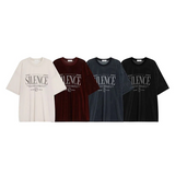[Unisex]ベルベットメッシュハーフTシャツ(4color)