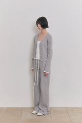 Sweet Dreams Lace Flare Pants (Gray)