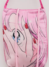 '& SPEAK LOVE WAITS' ANIMATION 2-WAY BAG PINK