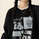 Toto Cute Dyed Print Sweatshirt