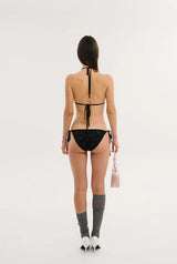 Mix stud bikini bottom