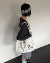 FLOWER CROCHET BEANIE