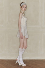 SWAN LACE HAIRBAND cream