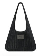 LUMI DOT LEATHER PATCH HOBO BAG