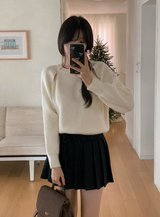 JF Slit Round Rib Loose Knit (5color)