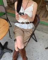 Ribbon blouse top