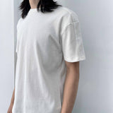 Minimal White Rib Tee