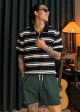 Striped Ribbed Knit 3COLOR