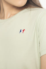 Flo レディース T シャツ グリーン