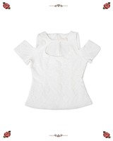 ローズホルターブラウス [WHITE]