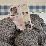 blue is the warm frill duvet cover (SS/160x210cm)