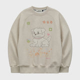 Vintage GOOREUM Drawing Raglan Sweatshirt