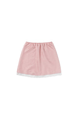 Petal satin skirt_pink