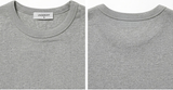 ストレッチコットンスリムショートスリーブTシャツ エイトボールメランジ