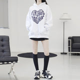 T-Shirt Heart Lettering Hooded T-Shirt