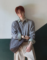 Kaiden Cashmere Round Knit Cardigan