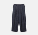 Pleddy Stripe Back Banding Wide Slacks (2color)