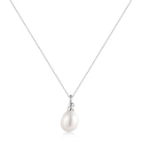 ナチュラルフレッシュウォーターパール925 シルバーネックレス N058-02H