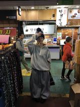 Double-sided fleece anorak