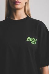 サイコ B*tches パフプリントTシャツ