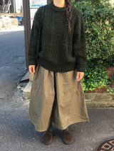 ウッディケーブルニット