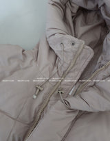 Robs High-Neck Hooded Short Padded Jacket