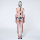Zoe triangle bikini - wild stripes [micro]