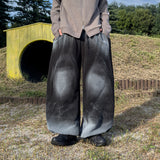 Smoky Washed Wide Sweatpants
