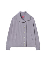 BUTTON UP CARDIGAN PURPLE
