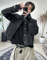 LPバックスラッシュデニムジャケット