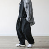 SIO WALK WIDE PANTS BK