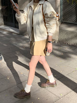 [MADE] Peto Pintuck Mini Skirt