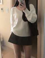 Checkered Mini Skirt Pants (2colors)