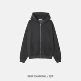 No.1143 gemstone pigment hood ZIP-UP