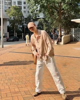 ラリーリネンコーラージャケット