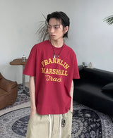 レナードクラックグラフィック半袖Tシャツ