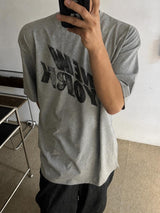 [A-T0234] NYドローイング半袖Tシャツ (2色)