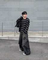 リミットデストロイドワイドデニムパンツ