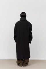 Draw Double Breasted Coat