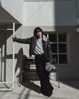 Tex double cargo strap corduroy pants