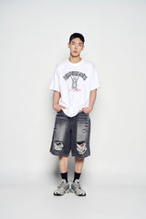 25SS ブラーエイリアンショートスリーブTシャツ ホワイト