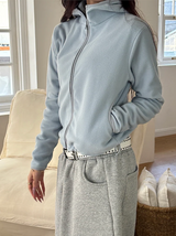Warm fleece zip up(4color)