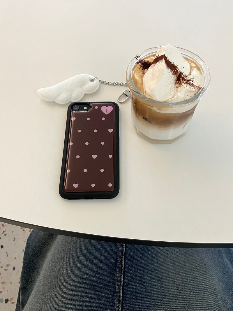 dot epoxy case - choco strawberry