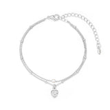 honey pearl layered bracelet
