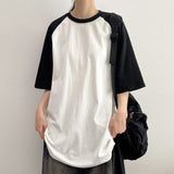 ラット カラーラグラン半袖Tシャツ (5 colors)