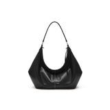 muva. Top‑Layer Cowhide Dumpling‑Shape Bag, Genuine‑Leather Large‑Capacity Shoulder & Cross‑body Daily Purse, New Arrival Sep 26